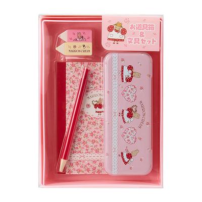 Sanrio Ящик для инструментов и набор канцелярских принадлежностей Maron Cream 333352 Официальный набор школьных принадлежностей SANRIO – Розовый
