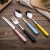 Cutlery Heat-resistant Comfortable Grip Food Accessible Anti-scald Cutter Steel Stainless Food Service Fork Spoon