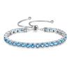 FANCIME Bracelet for Women and November 30 Topaz 4mm Tennis BOLO Silver Gift Wrapping Included Men, Birthstone, Stones, Width, Bracelet, S925,