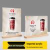Acrylic A4 Menu Display Stand for Coffee & Milk Tea Shops
