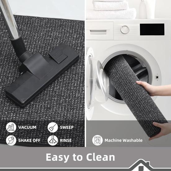 Коврик для ванной комнаты, очиститель грязи, износостойкий, нескользящий, устойчивый к атмосферным воздействиям, коврик без запаха, вход через заднюю дверь