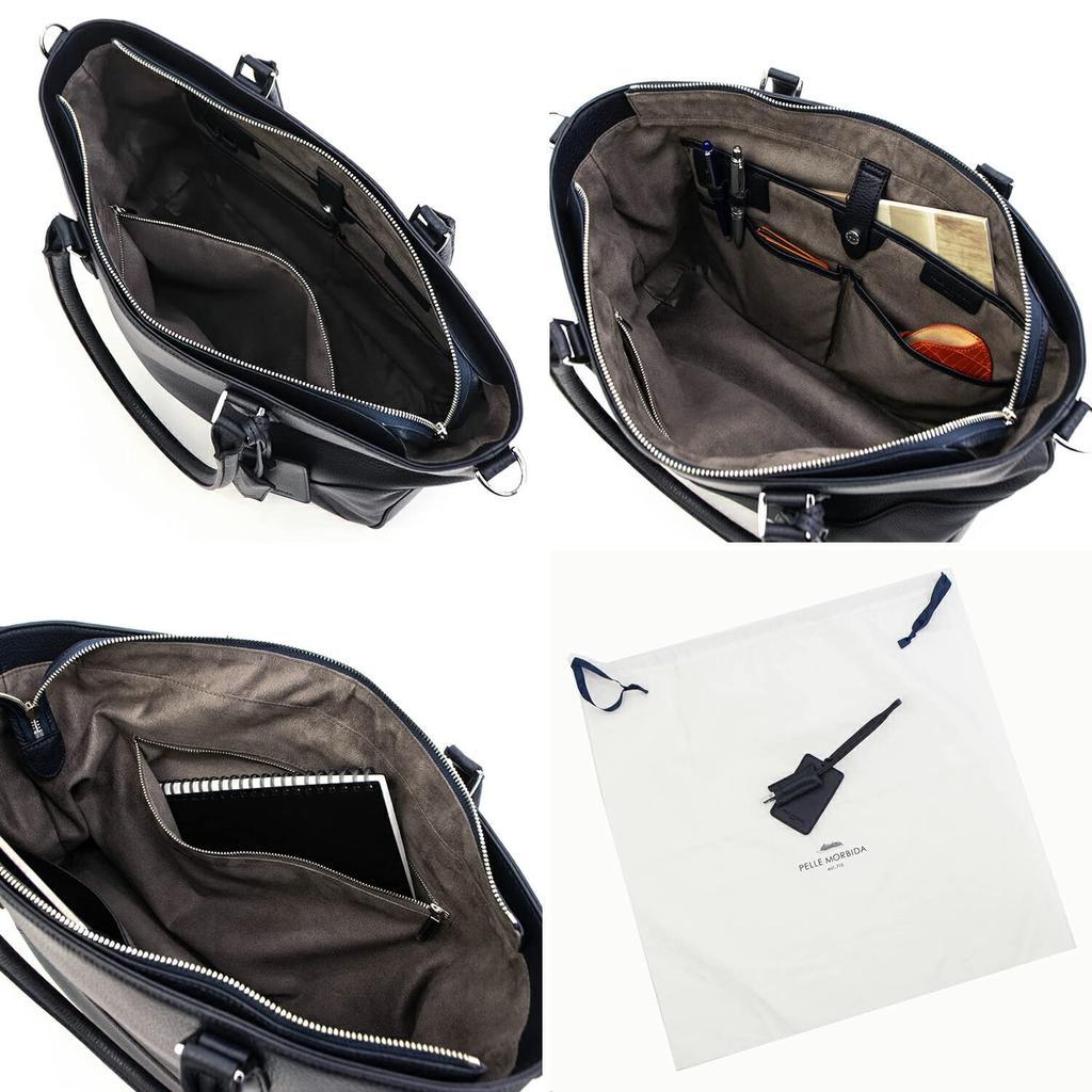 Сумка Большая сумка Темно-синяя [Pelle Morvida] PMO-MB048A