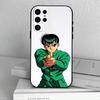 Anime Y-Yu Yu H-Hakusho-O  Phone Case For Samsung S25,S24,S21,S22,S23,S30,Ultra,S20,Plus,Others Soft Black Cover