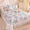 Чехол на кровать в Корейском стиле в стиле принцессы, противоскользящий утолщенный чехол на кровать с татами, моющийся чехол на кровать круглый год
