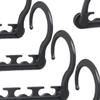 10 Pack Space Efficient Hangers for Closet Organization And Storage of Pants Jeans