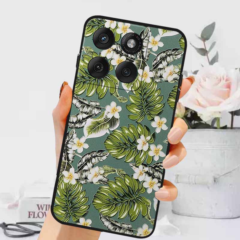 3D Тисненые Чехлы Для Edge 60 Fusion / Edge 60 Pro Рельефные Тисненые Ретро Силиконовая Задняя Крышка Для Edge 60 Stylus Черный Funda 60 Pro