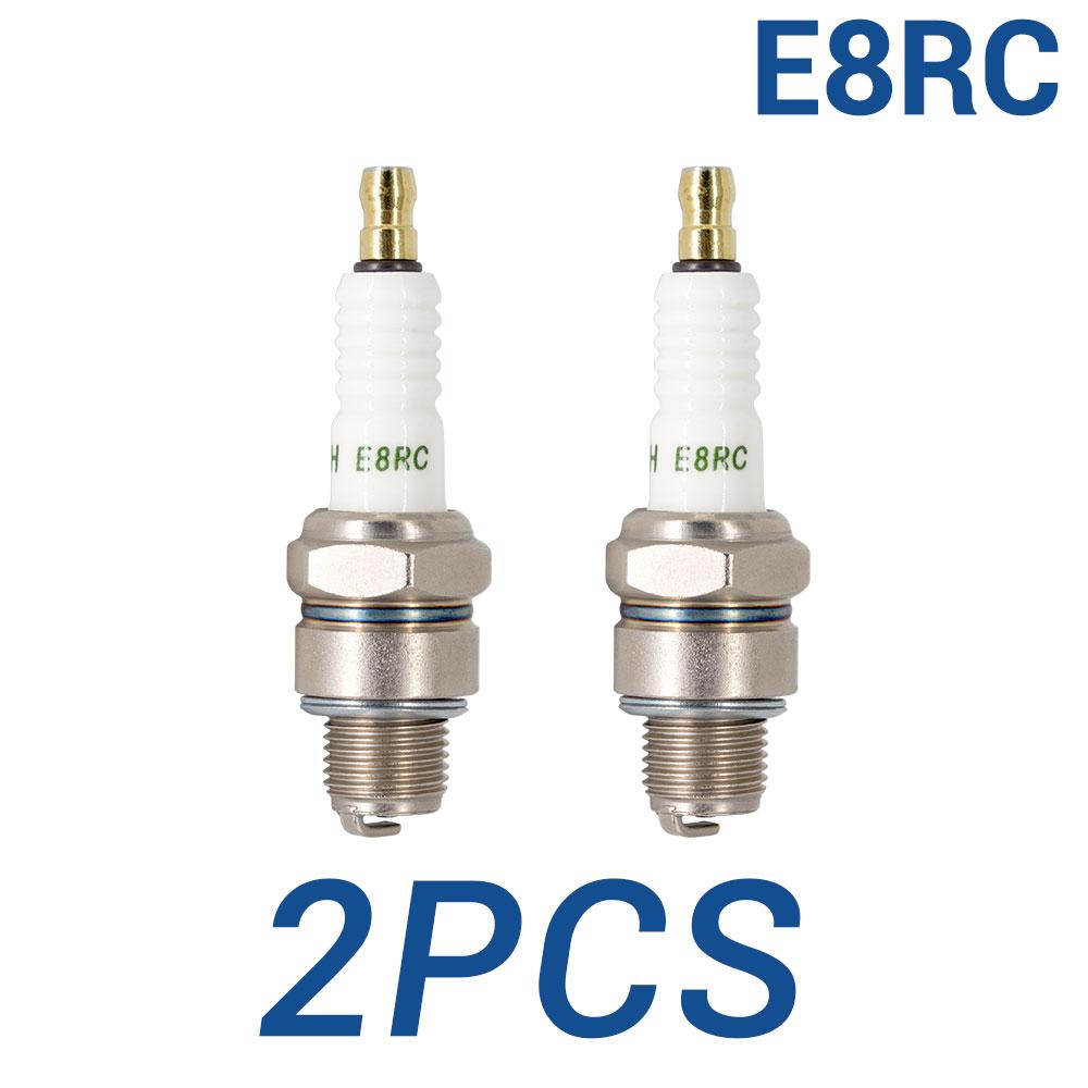 2-8PCS Nut Type Candles Replace for YAMAHA 94709-00195 4322/BR8HS HONDA 98076-58716 W24FSR Ordinary Spark Plug Torch E8RC