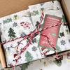 10Pcs Christmas Tissue Paper Gift Wrapping Paper Birthday Gift Wrapping Papers Festival Craft Packaging Paper For Christmas