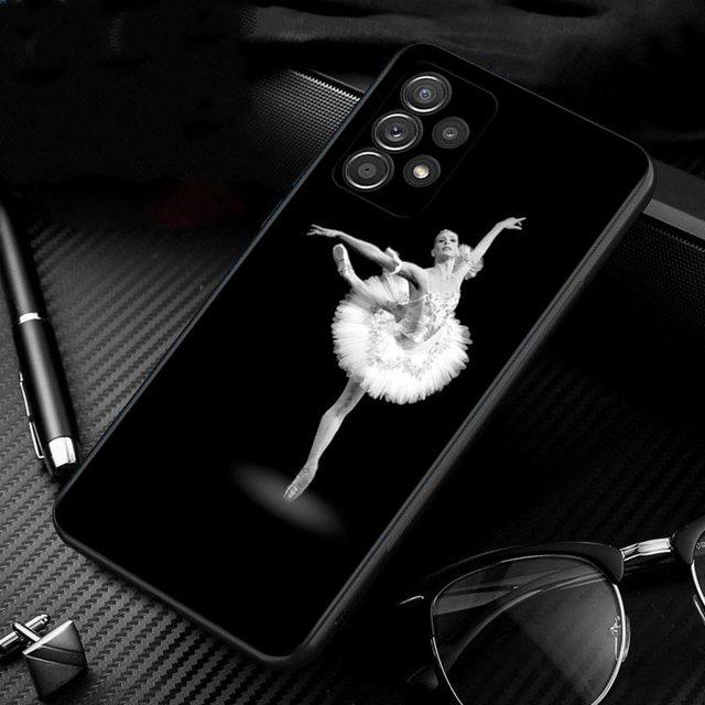 Чехол для Samsung Galaxy A51 A71 A01 A11 A21 A21s A31 A41 A72 A52 A42 A32 A22 A12 A02 A02s F42 Ballet Dance Girl Ballerina