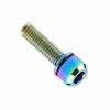   Alloy   Tapered   Screw With Washer For Mountain Bike(colorful)