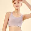 Высокопрочный спортивный бюстгальтер из лайкры для женщин, ударопрочный и предотвращающий провисание, цельный жилет, бюстгальтер для йоги, бега, фитнеса
