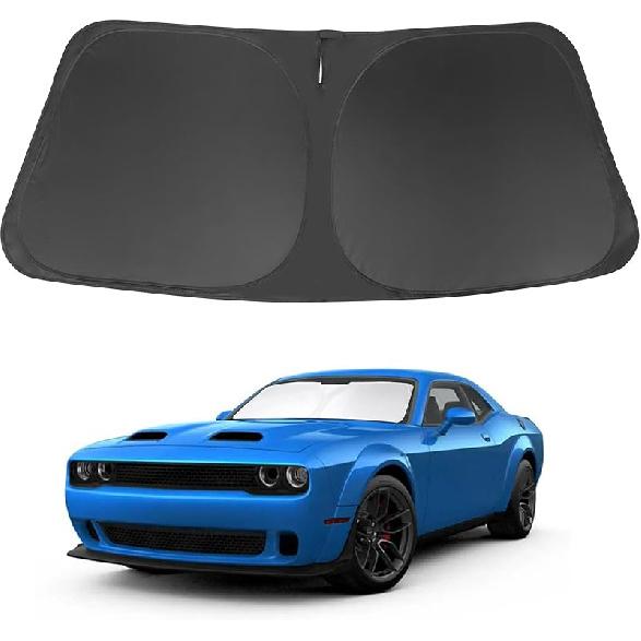 TINGLU Солнцезащитный козырек для Tesla Model X Tesla X 2016-2024 2025 Аксессуары Солнцезащитный козырек на лобовое стекло Защита от УФ-лучей Накидка на солнцезащитный козырек С