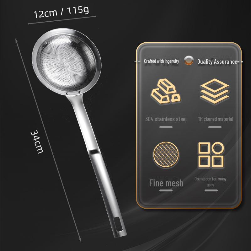 Ложка для сбора масла и пены из нержавеющей стали 304