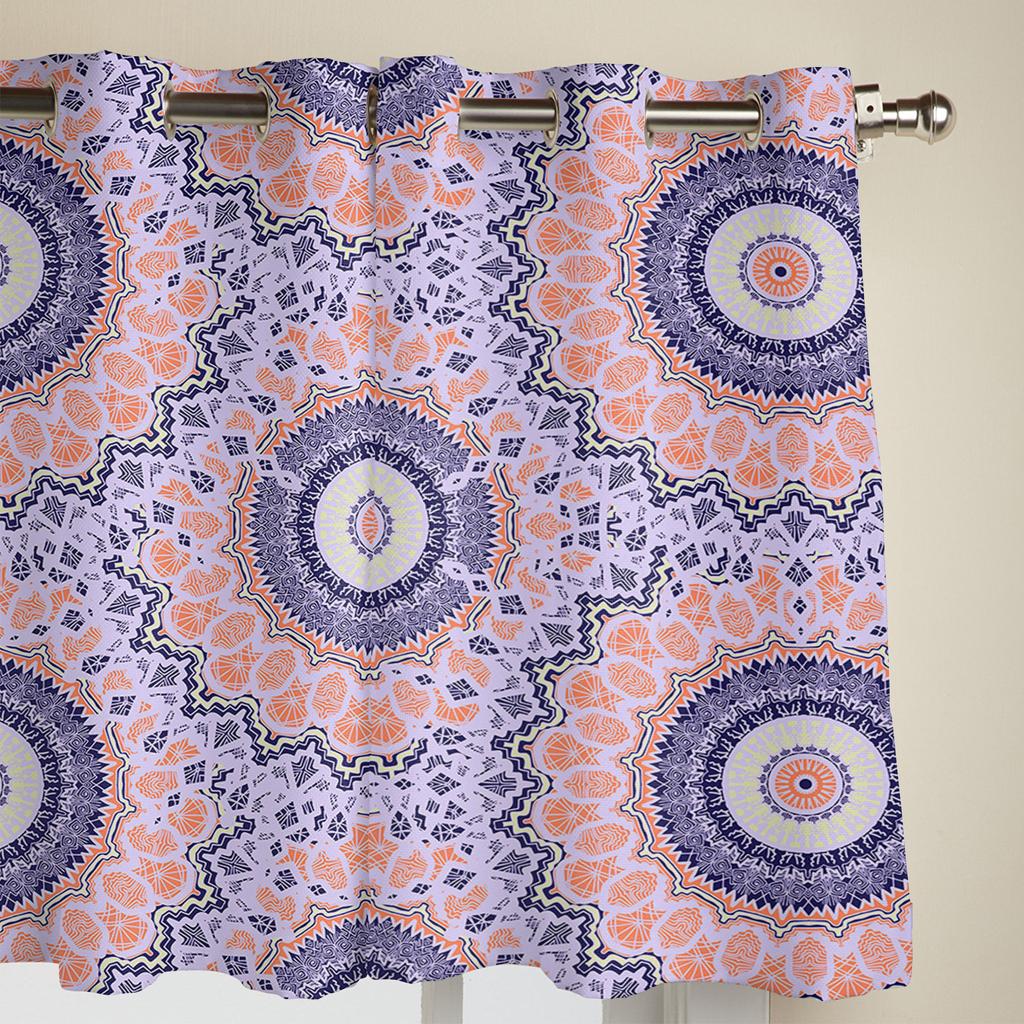 Indian Abstraction Line Curtains for Bedroom Living Room Window Curtain Treatments Blinds Kitchen Home Decor Drapes