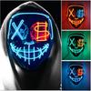Led Halloween Luminous Mask Terrifying And Greedy Ghost House Mask Glowing In The Dark For Rave Cosplay Party Props