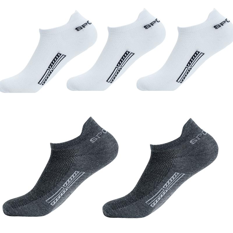 5 Pairs Men's Cotton Mesh Socks Low Top Invisible Ankle Socks Comfortable Breathable Sports Leisure Socks Home Travel Outdoor
