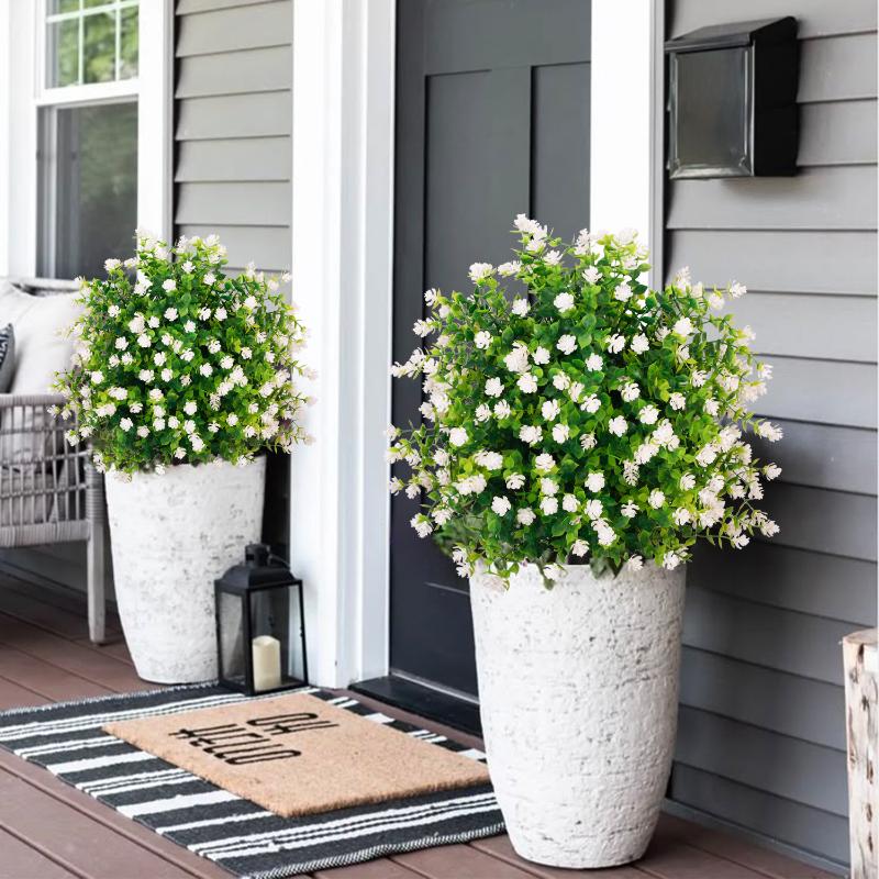 1Pcs Indoor Outdoor Eucalyptus Camellia Flower High Resistance to Fading for Long-term Use