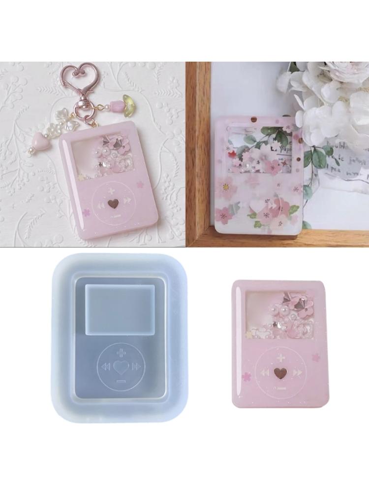 Resin Silicone Molds Quicksand Casting Molds Epoxy Resin Shaker Mold for Jewelry Crafts Making Resin Pendant Mold