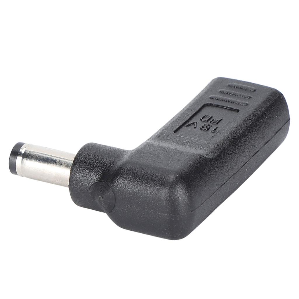 TypeC To DC Adapter Female To Male Plug 5.5x2.1mm Right Angle PD Connector Charging Device