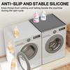 Leak-Proof Anti Slip Washing Machine Drain Tray Extra Thick Silicone Storage Mat  Washing Machine