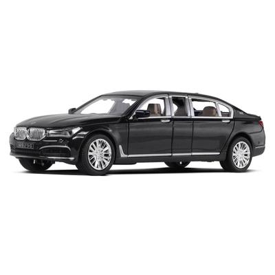 1/24 BMW 7Series 760LI Alloy Car Model Diecasts & Toy Vehicles Металлическая игрушечная модель автомобиля High Simulation Collection Подарки для детей