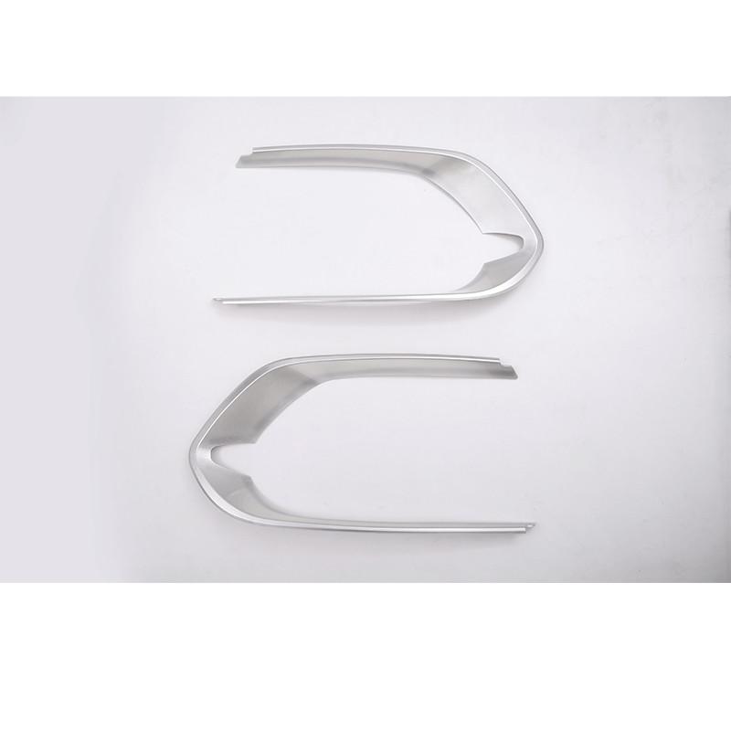 2 шт./компл. передняя противотуманная фара автомобиля, рамка, накладка для Jaguar F-Pace F Pace R-Sport X761 2016 2017, авто экстерьер