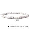 4mm Natural Agate Beaded Bracelet Women Mini Semi Precious Stone Geometric Energy Charm Pulsera