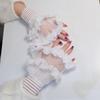 Оборудование для фото ногтей Короткие сетчатые нарукавники-манжеты Декоративные накладные манжеты Тюль Товар Нейл-арт Сфотографировать Фон