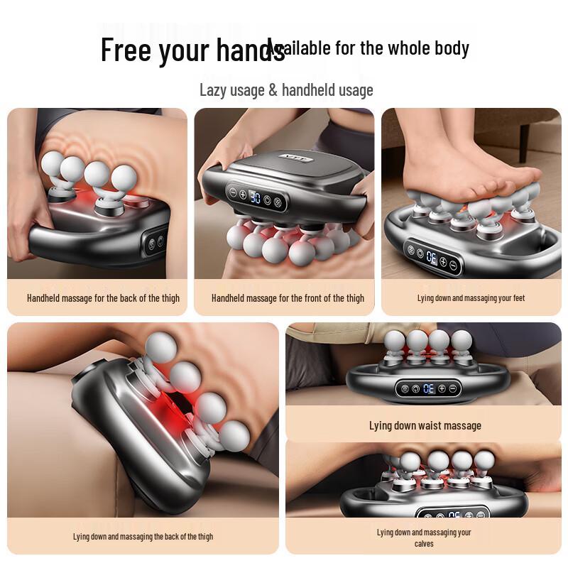 Глубокотканный перкуссионный массажер VTT с 16 головками