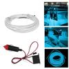 Super 2M Red Bright Auto Decor Car Atmosphere Wire Light Cold Light Strip AUXITO