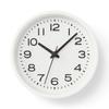 MUJI Analog Small White 44275702 Width 124 X Depth 54 X Height 130mm Clock, (with Stand) MJ-ACSW2 (with Stand)