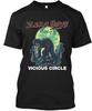 НОВЫЙ! Популярная футболка Unisex Zero Boys Vicious Circle Американская тяжелая музыка Искусство