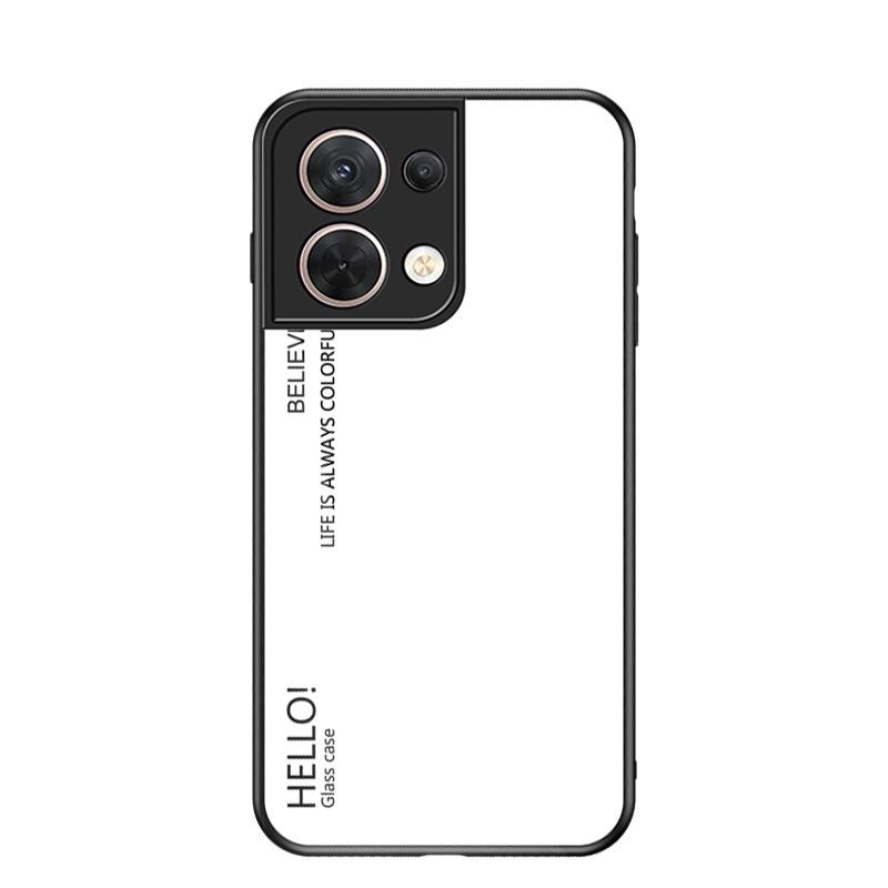 Чехол Reno8 Pro с градиентным закаленным стеклом для OPPO Reno 7 8 Pro 7Z 8Z Reno7Z Reno8Z Reno7 Lite противоударные чехлы для телефонов