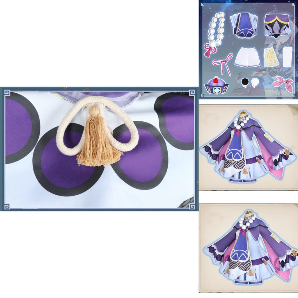 Хэллоуин Косплей Костюм Аксессуары Геншин Импакт Цици