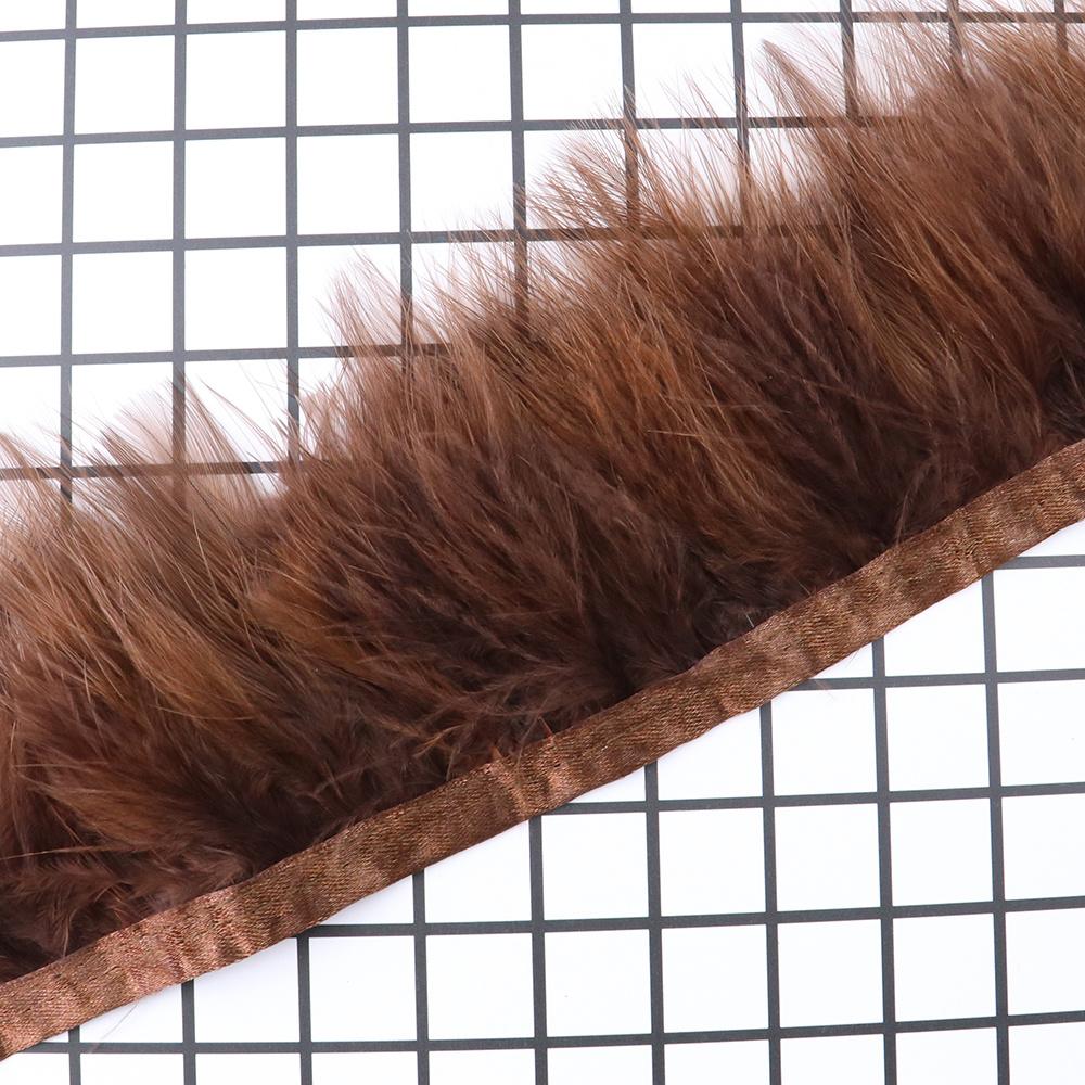 8-10Cm Marabou Turkey Feathers Trim Ribbon Diy Crafts Wedding Party Decor Sewing Clothing Accessories Handmade Home Plume Decor