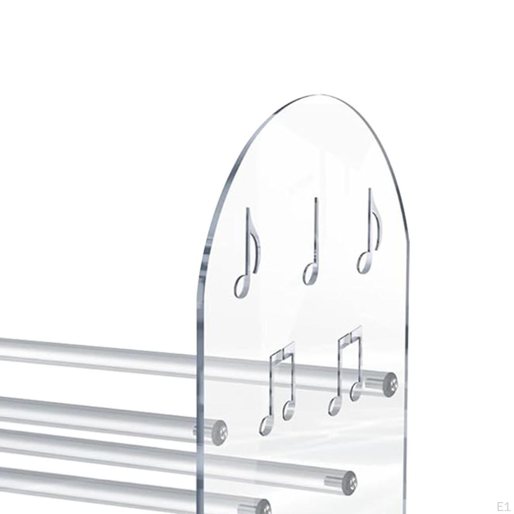 Vinyl Record Storage Holder, CD Display Shelf, Acrylic Clear Album Holder for Bedroom Files