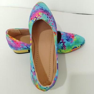 Мода 2025 Новое поступление Женские туфли-лодочки с острым носком Красивые и модные летние туфли Балетки на плоской подошве Удобные и повседневные женские туфли