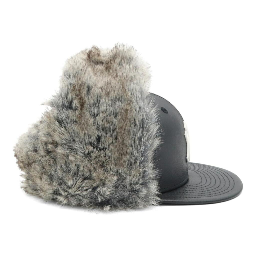 Кепка New Era 59FIFTY с ушками 14122159 NER34C6350 MLB New York Yankees NY Черная Синтетическая кожа Эксклюзив ONSPOTZ и Кепка 5950 Стильный уличный бренд
