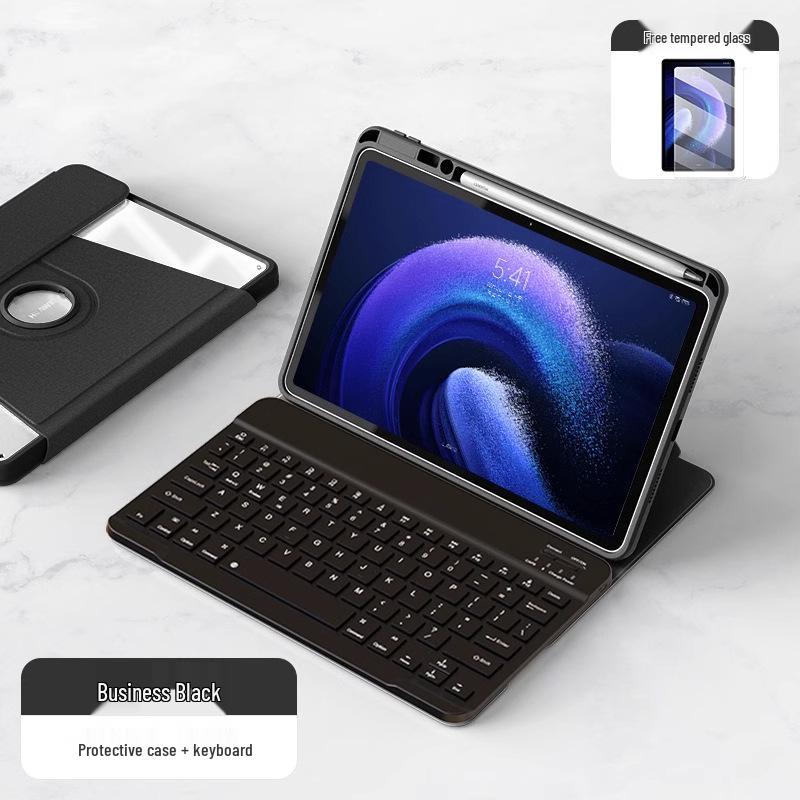 Вращающийся на 360° чехол-клавиатура с держателем для стилуса для Huawei MatePad Pro 10.8