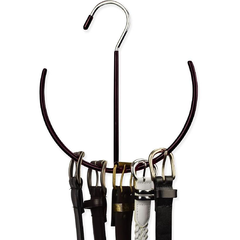 EASYVIEW Belt Scarf Hanger Space Saving Organizer Hanging Multi Purpose Ties Shoe Rack Gym Bag Organizer Closet Organization