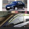Для TOYOTA COROLLA EX 2001-2010 2011-2013 Стайлинг-наклейка на кузов автомобиля Пластиковые дефлекторы окон (ветровики) Защита от дождя/солнца Вентиляционные элементы