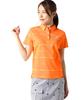 Golf Short Sleeve Polo Shirt Sweat Quick UV 2 [New Balance] (Stain Resistant, Absorbent, Drying, Protection) / Women's / 012-1168510 152_Orange [L]