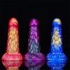 Feilong Mixed Color Liquid Silicone Big Penis Simulation Rear Court Anal Plug Dildo Adult Products