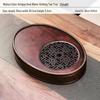 Small Bamboo Oval Drainage Tea Tray