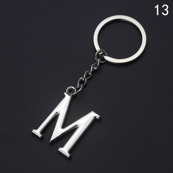 1 шт.. кулон-брелок с алфавитом 26, английская инкрустация, стразы, креативный брелок для ключей, аксессуары