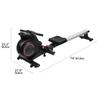Air Rowing Resistance Rower Gym Equipment Cardio Machine Concept Fitness Indoor Body Building Infinite Air Resistance Rower