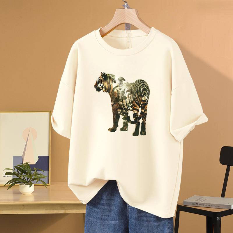 Forest Tiger Custom Iron-On Нашивки Высококачественные Наклейки Футболка Diy Термоперенос Parches Ropa Iron On Transfer