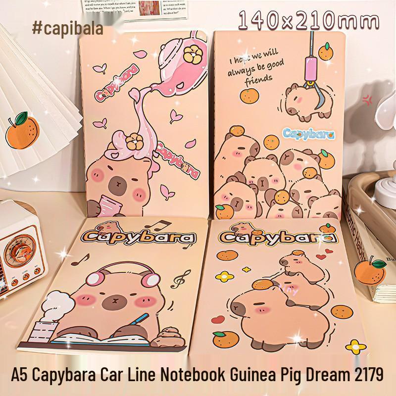 Набор канцелярских принадлежностей с капибарой: Слепая коробка для детей - Набор школьных принадлежностей