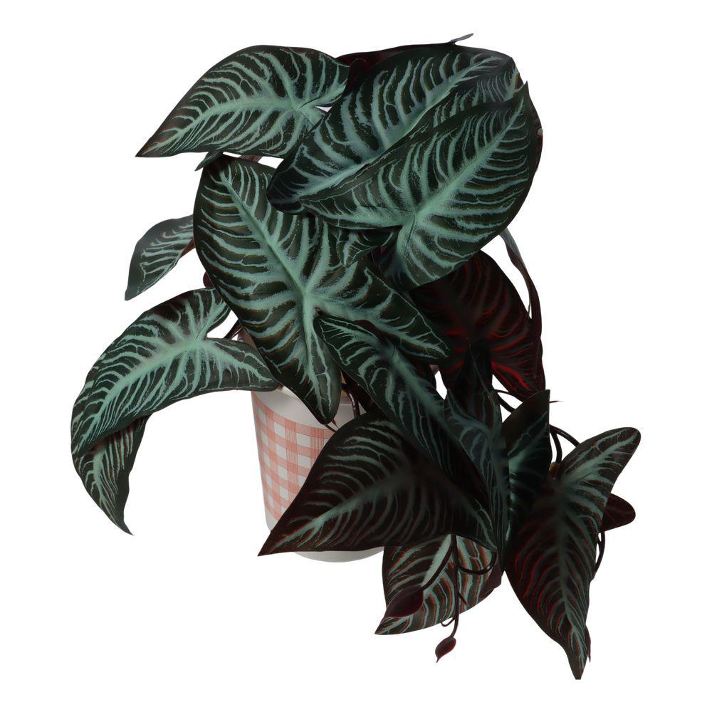 Green Artificial Water Plants 25CM Tall Reptile Climbing Plant Leaves Habitat Decor  Fish Tank