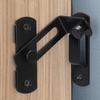 90 Degree Flip Barn Door Lock for Locking Sliding Gate Bolt for Bathroom Outdoor Garage Window Door Latch for Barn Garden